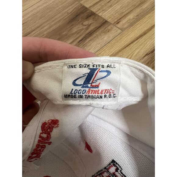 Vintage Indiana Hoosiers Hat Cap Snap Back NCAA Football Athletic 90s Signed - Picture 6 of 7